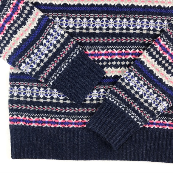 NWOT J. Crew Fair Isle Turtleneck Sweater - Picture 4 of 5